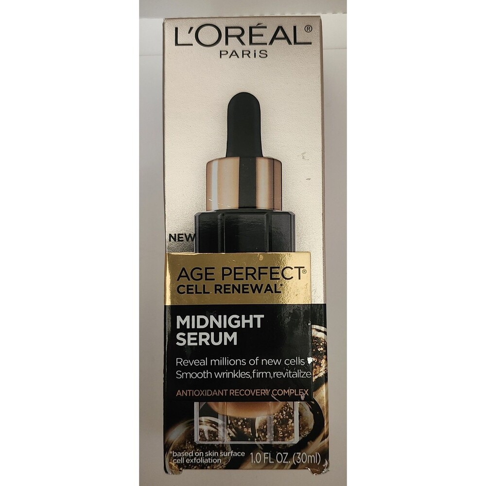 L'Oreal Age Perfect Cell Renewal Midnight Serum~ Anti-Aging Complex~1 fl oz/30ml